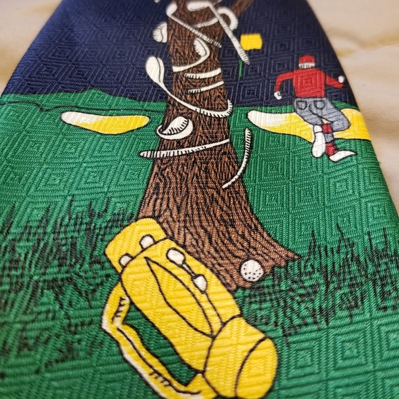 Golf Tie by A. Rogers - Picture 5 of 5